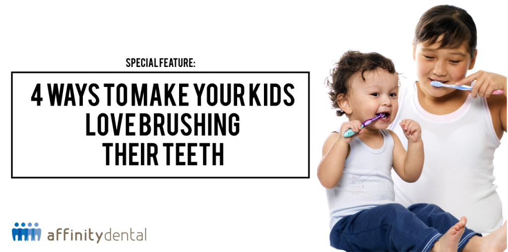 kids brushing