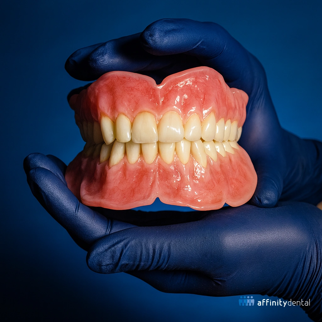 Complete dentures in the Philippines for full arch tooth replacement at Affinity Dental Clinics.
