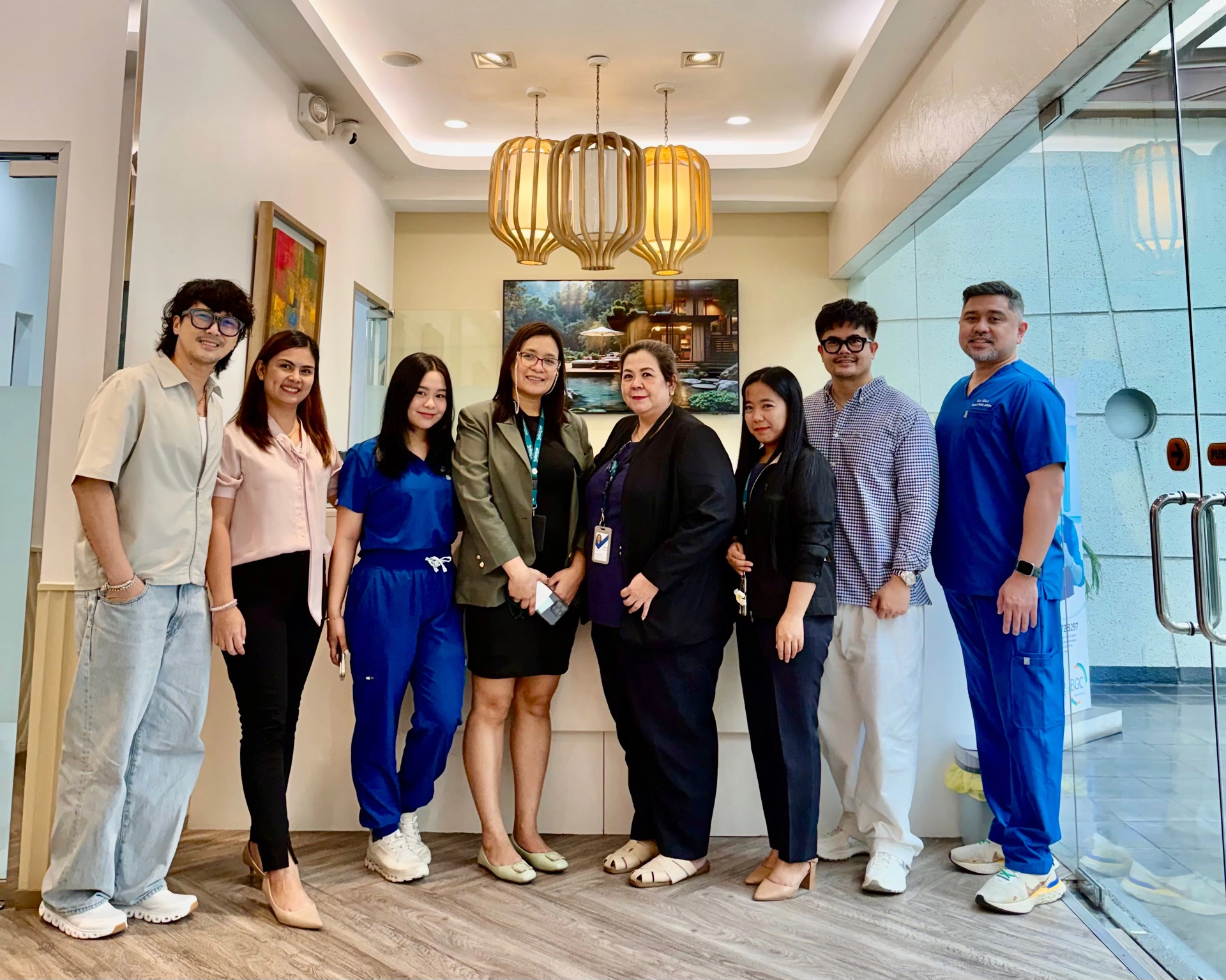 Group photo of SelectCare representatives with the Affinity Dental Clinics BGC Stopover team during their visit on October 22, 2025. The clinic, located near St. Luke’s Medical Center in Bonifacio Global City, has been serving SelectCare members and Guam insurance patients since 2018.