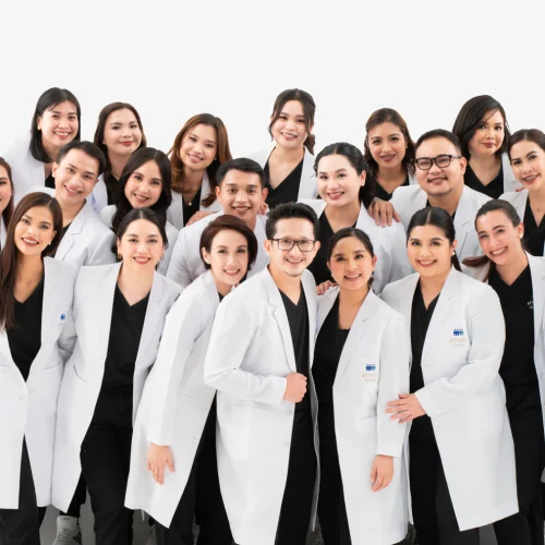 Group of professional dentists from Affinity Dental Clinics specializing in dental implants, oral surgery, cosmetic, and family dentistry